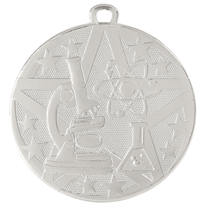 2" Silver Superstar Science Medal