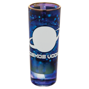 2 1/2 oz. Sublimatable Glass Shooter with Gold Rim