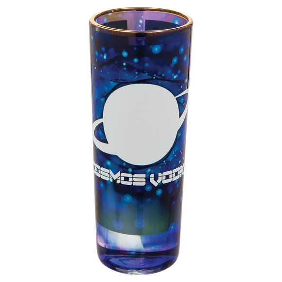 2 1/2 oz. Sublimatable Glass Shooter with Gold Rim