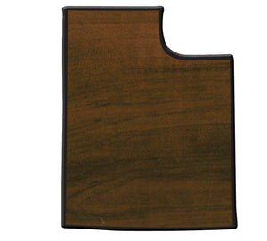 8" x 10" Walnut Finish Black Edge Utah State Plaque