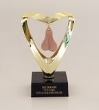 FANTASY FOOTBALL LAST PLACE SACKO / NUTSACK / TRUCK NUTS / BALLS TROPHY - FREE ENGRAVING!!!!