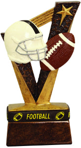 6 1/2" Football Trophybands Resin