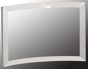 6" x 4" x 3/8" Clear Glass Crescent