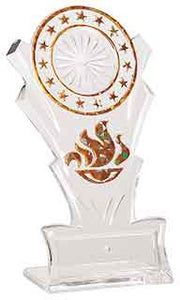 8" Gold Star Torch Stand