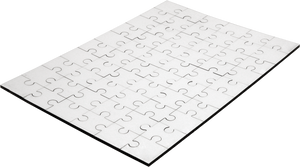6.88" x 9.84" Unisub Sublimatable Rectangle 60-Piece Puzzle