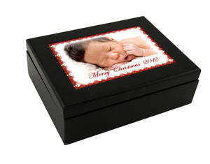 8" x 6" Unisub Espresso Black Keepsake Box with Sublimatable Insert