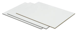11.5" x 23.25" Gloss White Unisub Sublimatable Hardboard Sheet Stock
