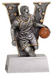 5" Male Basketball V Series Resin