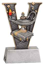5" Lamp of Knowledge V Series Resin