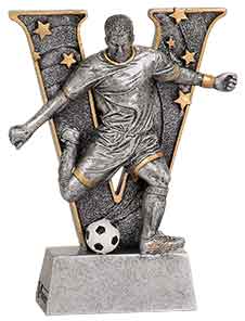 6" Male Soccer V Series Resin