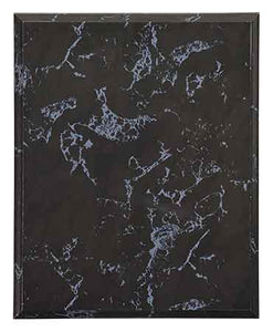 5" x 7" Value Black Marble Finish Plaque