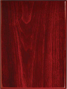 6" x 8" Value Rosewood Piano Finish Plaque