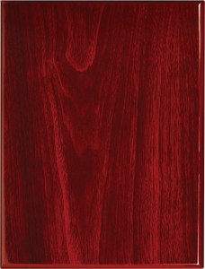 9" x 12" Value Rosewood Piano Finish Plaque