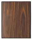 8" x 10" Walnut Finish Plaque with 45 Degree Bevel Black Edge