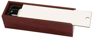 Rosewood Finish Wine Box with Sublimatable Lid