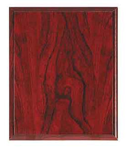8" x 10" Red Woodgrain Plaque