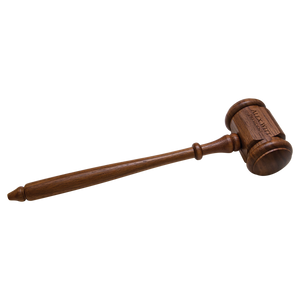 10 1/2" Square Head Genuine Walnut Gavel