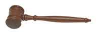 8" Genuine Walnut Gavel