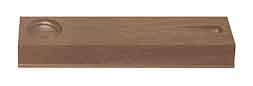 11 1/4" x 3" x 1" Genuine Walnut Gavel Presentation Block for 10" Gavel