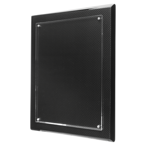 9" x 12" Carbon Fiber High Gloss Floating Acrylic Plaque