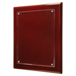 8" x 10" Rosewood Finish High Gloss Floating Acrylic Plaque