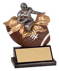 5 1/4" Male Football Xploding Resin