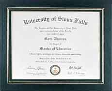 13 1/4" x 10 3/4" Black Certificate Holder