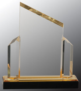 7" x 8" Gold Beveled Post Impress Acrylic