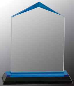 3 1/2" x 5 1/2" Blue Jewel Impress Acrylic
