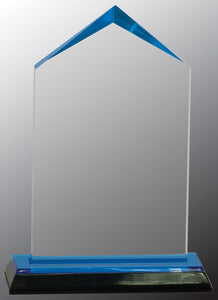 3 1/2" x 6 1/2" Blue Jewel Impress Acrylic