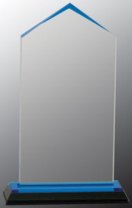 3 1/2" x 7 1/2" Blue Jewel Impress Acrylic