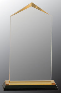 3 1/2" x 7 1/2" Gold Jewel Impress Acrylic