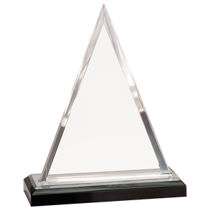8 3/4" Silver Triangle Impress Acrylic