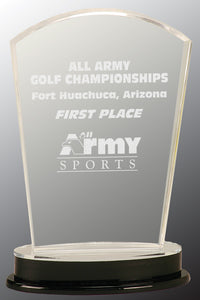 8 1/4" Silver Arch Impress Acrylic